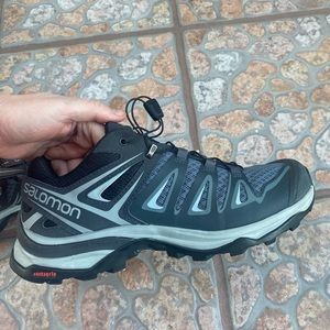 Salomon Women's X Ultra 3 Hiking Shoe Stormy Weather/Ebony Size 7